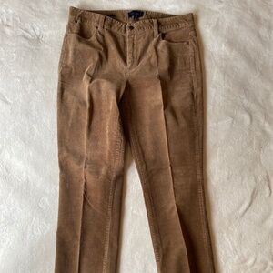 Talbots Brown Corduroy Pants size 14
